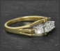 Preview: Ring, 0,45ct lupenreine Brillanten, 585 Gold, Vintage